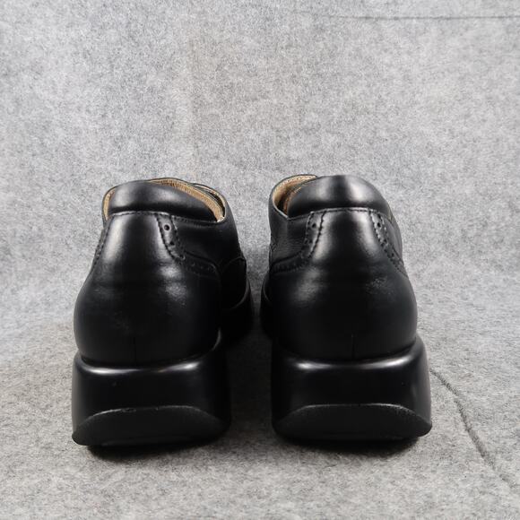 Dromedaris Shoes Womens 42 Oxford Hornbill Leather Wingtip Black Comfort Classic - Picture 6 of 13